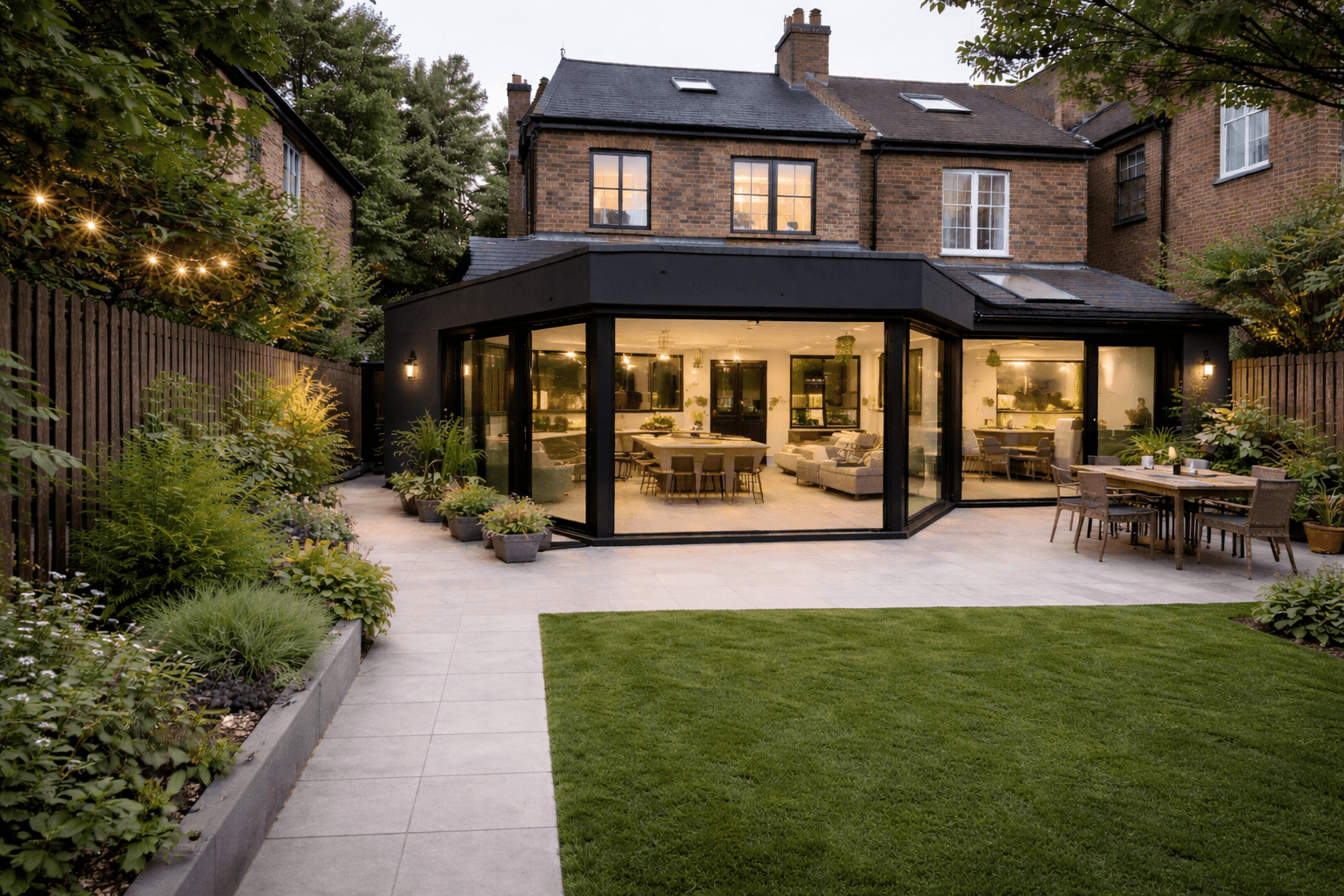 Wraparound extension structural work — Hackney, London